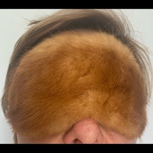 Mink eye/ sleep mask lined in silk satin charmeuse~ reversible